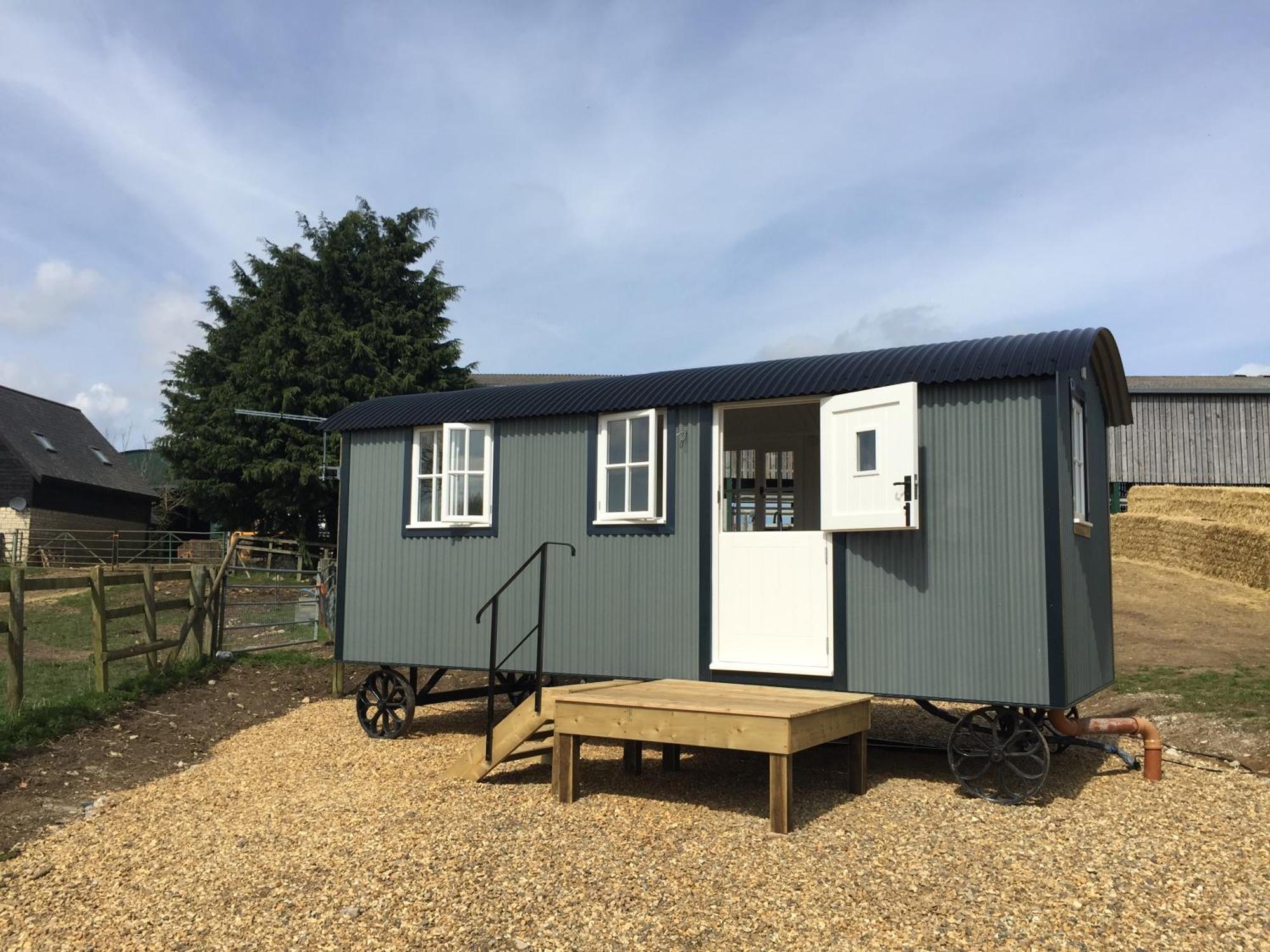 Вилла Weatherhead Farm Shepherds Hut Бакингем Экстерьер фото